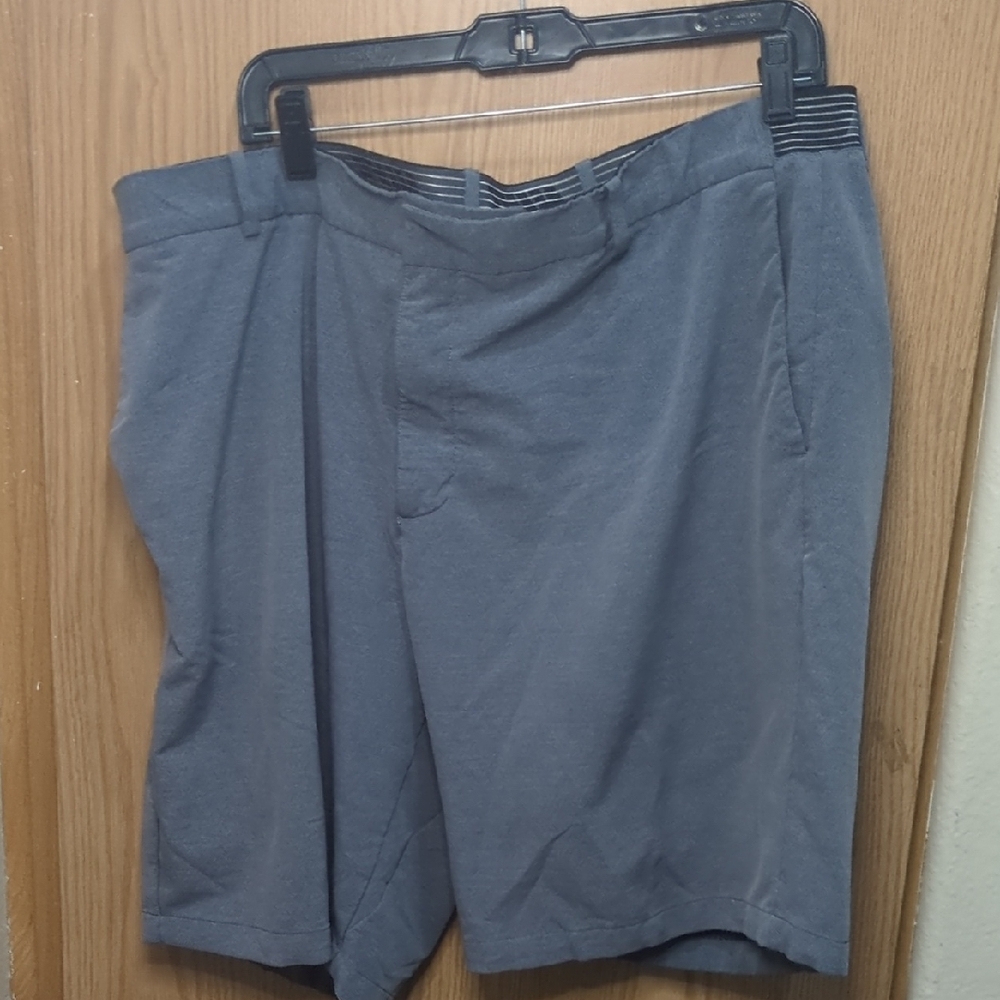 Nike Gray Flat Front Shorts Lightweight Casual